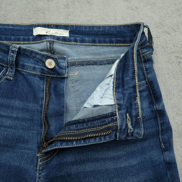 KanCan Jeans Junior's Size 9/28 Blue Mid-Rise Skinny Denim 29" Inseam Stretch - Picture 2 of 16